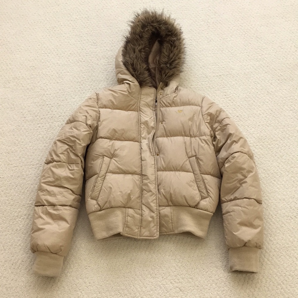 Faux Fur Hooded Puffer Jacket (Junior Girl)